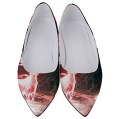 Deer Animal Moon Planet Space Fantasy Women s Low Heels by pakminggu