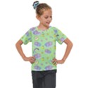 Elephant Sleeping Elephants Background Kids  Mesh Piece Tee View1