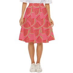 Watermelon Background Watermelon Wallpaper Classic Short Skirt by pakminggu