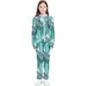 Background Pattern Texture Leaves Design Wallpaper Kids  Tracksuit View1