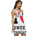 I love sweet threats  Ruffle Strap Babydoll Chiffon Dress View3