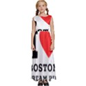 I love Boston cream pie Kids  Satin Sleeveless Maxi Dress View1