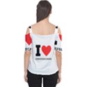 I love cheesecake Cutout Shoulder Tee View2