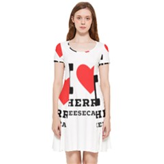 I Love Cherry Cheesecake Inside Out Cap Sleeve Dress by ilovewhateva