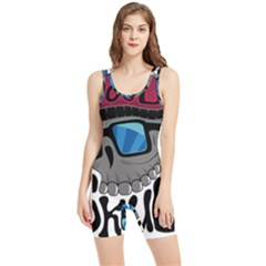 Cool Skull Women s Wrestling Singlet by pakminggu