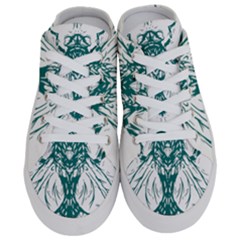 Green Insect Bee Illustration Half Slippers by pakminggu