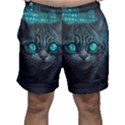 Angry Cat Fantasy Men s Shorts View1