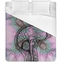 Tourette Syndrome Epilepsy Brain Duvet Cover (california King Size) by pakminggu