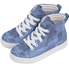 Lines Shapes Pattern Web Creative Kids  Hi-top Skate Sneakers by danenraven