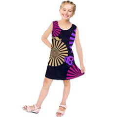 Seamless Halloween Day Of The Dead Kids  Tunic Dress by danenraven