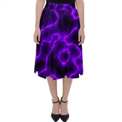 Purple Pattern Background Structure Classic Midi Skirt by danenraven