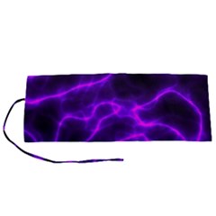 Purple Pattern Background Structure Roll Up Canvas Pencil Holder (s) by danenraven