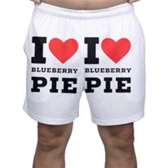 I Love Blueberry Men s Shorts by ilovewhateva