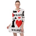 I love walnut Mini Skater Shirt Dress View1