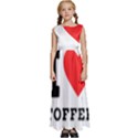 I love toffee Kids  Satin Sleeveless Maxi Dress View1