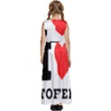 I love toffee Kids  Satin Sleeveless Maxi Dress View4