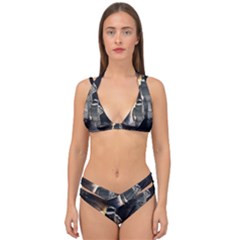 Astronaut Space Walk Double Strap Halter Bikini Set by danenraven