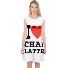 I Love Chai Latte Capsleeve Midi Dress by ilovewhateva