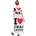 I love chai latte Kids  Short Sleeve Maxi Dress View2