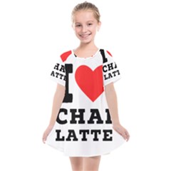 I Love Chai Latte Kids  Smock Dress by ilovewhateva