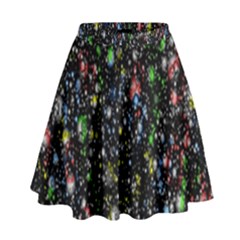 Illustration Universe Star Planet High Waist Skirt by danenraven