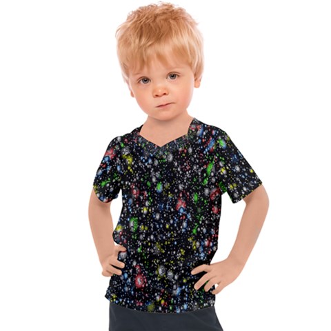 Illustration Universe Star Planet Kids  Sports Tee by danenraven