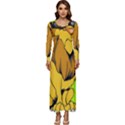 Lion Cartoon Parody Long Sleeve Longline Maxi Dress View1