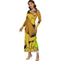 Lion Cartoon Parody Long Sleeve Longline Maxi Dress View2