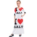 I love salt Kids  Quarter Sleeve Maxi Dress View1