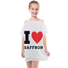 I Love Saffron Kids  One Piece Chiffon Dress by ilovewhateva