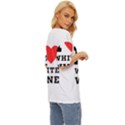 I love white wine Oversized Basic Tee View3