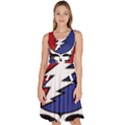 Grateful Dead Knee Length Skater Dress With Pockets View1