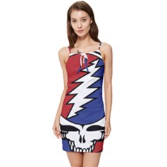 Grateful Dead Summer Tie Front Dress by Mog4mog4