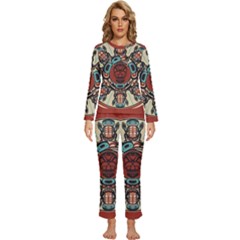 Grateful Dead Pacific Northwest Womens  Long Sleeve Lightweight Pajamas Set by Mog4mog4