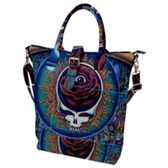 Grateful Dead Ahead Of Their Time Buckle Top Tote Bag by Mog4mog4