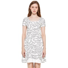 Joy Division Unknown Pleasures Post Punk Inside Out Cap Sleeve Dress by Mog4mog4