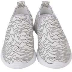 Joy Division Unknown Pleasures Post Punk Kids  Slip On Sneakers by Mog4mog4