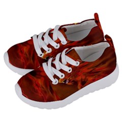 Fire Lion Flames Light Mystical Dangerous Wild Kids  Lightweight Sports Shoes by Mog4mog4