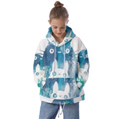 My Neighbor Totoro Kids  Oversized Hoodie by Mog4mog4