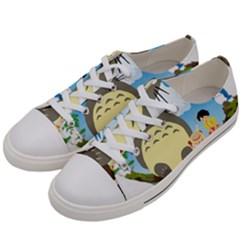 My Neighbor Totoro Totoro Men s Low Top Canvas Sneakers by Mog4mog4