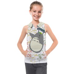 My Neighbor Totoro Cartoon Kids  Sleeveless Hoodie by Mog4mog4