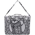 Bad Wolf Tardis Art Drawing Doctor Who Box Up Messenger Bag View3