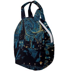 Hogwarts Castle Van Gogh Travel Backpack by Mog4mog4