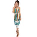 Burj Khalifa Skyline Clip Art Drawing Comic World Waist Tie Cover Up Chiffon Dress View1