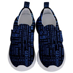 Doctor Who Tardis Kids  Velcro No Lace Shoes by Mog4mog4