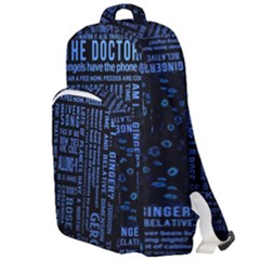 Doctor Who Tardis Double Compartment Backpack by Mog4mog4