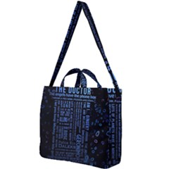 Doctor Who Tardis Square Shoulder Tote Bag by Mog4mog4