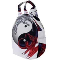 Yin And Yang Chinese Dragon Travel Backpack by Mog4mog4