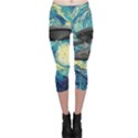 Star Starship The Starry Night Van Gogh Capri Leggings  View1