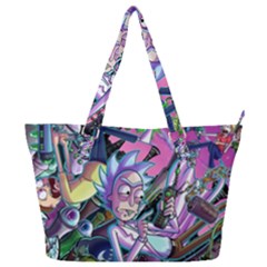 Cartoon Parody Time Travel Ultra Pattern Full Print Shoulder Bag by Mog4mog4